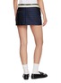 Back View - Click To Enlarge - HOMMEGIRLS - Belted Embroidered Mini Skirt