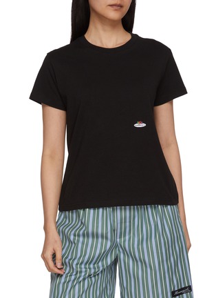 Detail View - Click To Enlarge - HOMMEGIRLS - X Fruit Of The Loom Classic Logo Patch Cotton Baby T-Shirt — Set Of 2