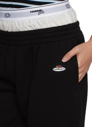  - HOMMEGIRLS - X Fruit Of The Loom Boxer Waist Cotton Sweatpants