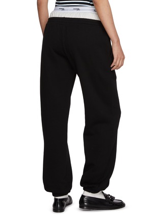 Back View - Click To Enlarge - HOMMEGIRLS - X Fruit Of The Loom Boxer Waist Cotton Sweatpants