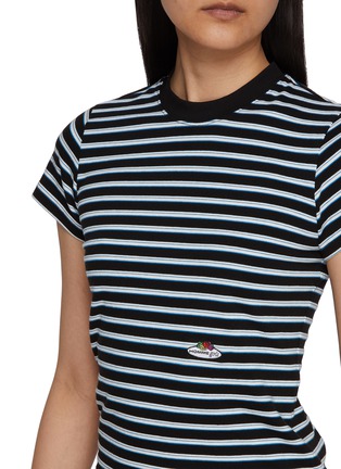 - HOMMEGIRLS - X Fruit Of The Loom Stripe Baby Cotton T-Shirt