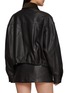 Back View - Click To Enlarge - HOMMEGIRLS - Parachute Panelled Leather Jacket