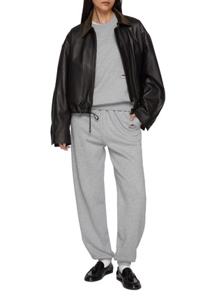 Figure View - Click To Enlarge - HOMMEGIRLS - X Fruit Of The Loom Drawstring Cotton Sweatpants