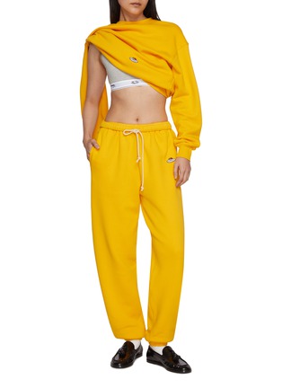 Figure View - Click To Enlarge - HOMMEGIRLS - X Fruit Of The Loom Drawstring Cotton Sweatpants