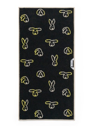 Detail View - Click To Enlarge - WARMGREY TAIL - X Songwol Towel Bunny Bunny Face Towel — Yellow Stripe