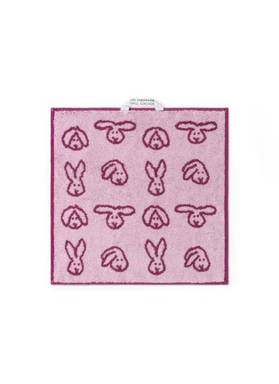 Detail View - Click To Enlarge - WARMGREY TAIL - X Songwol Towel Bunny Bunny Hand Towel — Cherry