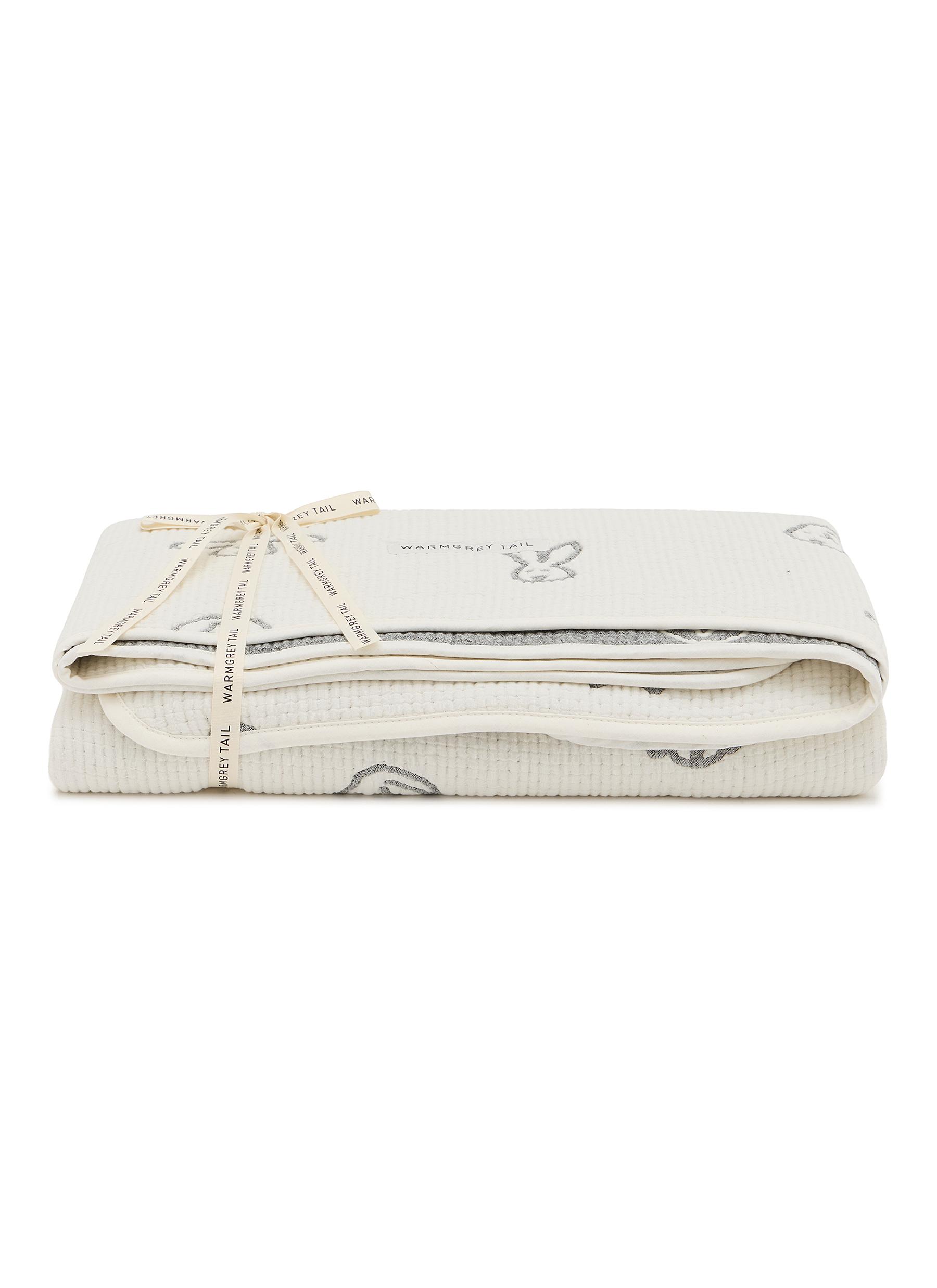 WARMGREY TAIL | Bunny Bunny Cotton Modal Blanket — Warm Grey