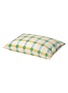 WARMGREY TAIL Dot Check Cotton Pillowcase — Green on Beige WARMGREY TAIL Dot Check Cotton Pillowcase — Green on Beige