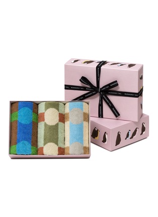 Detail View - Click To Enlarge - WARMGREY TAIL - X Songwol Penguins Gift Box For Face Towel