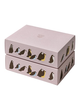 Detail View - Click To Enlarge - WARMGREY TAIL - X Songwol Penguins Gift Box For Face Towel