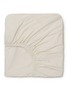 WARMGREY TAIL Twin Size Fitted Sheet — Mist Beige