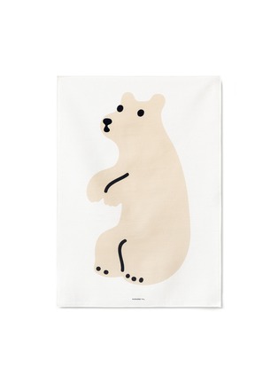 Main View - Click To Enlarge - WARMGREY TAIL - Small Huggy Bear Fabric