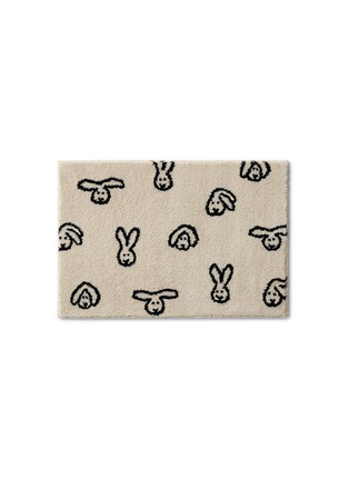 Main View - Click To Enlarge - WARMGREY TAIL - Bunny Bunny Door Mat