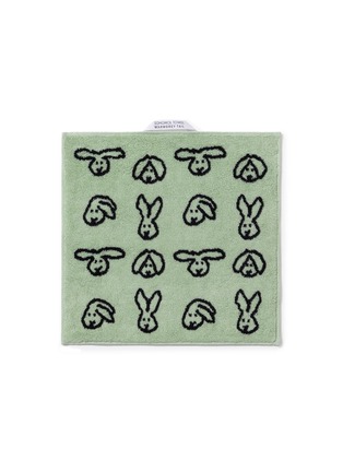 Main View - Click To Enlarge - WARMGREY TAIL - X Songwol Towel Bunny Bunny Hand Towel — Mint
