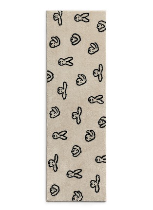 Main View - Click To Enlarge - WARMGREY TAIL - Bunny Bunny Rug