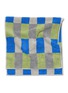 Detail View - Click To Enlarge - WARMGREY TAIL - X Songwol Towel Check Face Towel — Khaki Blue