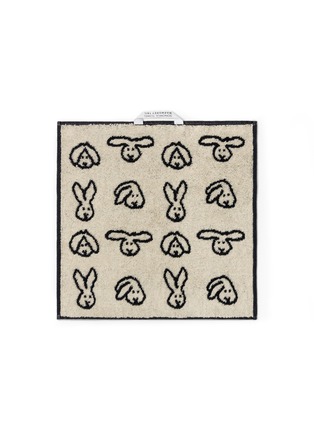 Detail View - Click To Enlarge - WARMGREY TAIL - X Songwol Towel Bunny Bunny Hand Towel — Black
