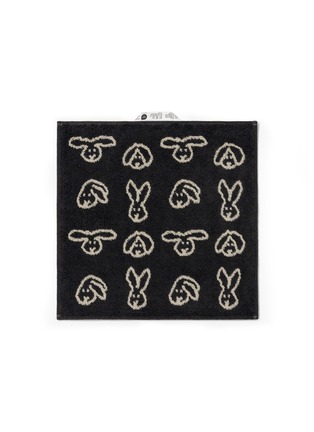 Main View - Click To Enlarge - WARMGREY TAIL - X Songwol Towel Bunny Bunny Hand Towel — Black