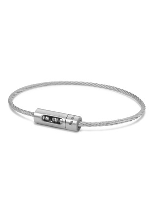 Detail View - Click To Enlarge - LE GRAMME - 7g Brushed Sterling Silver Cable Bracelet