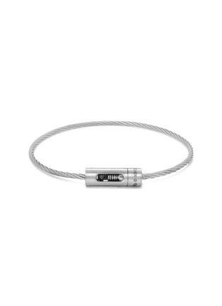 Main View - Click To Enlarge - LE GRAMME - 7g Brushed Sterling Silver Cable Bracelet