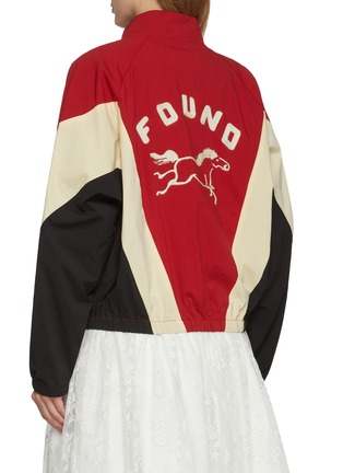 Back View - Click To Enlarge - FOUND - Pine And Rose Track Jacket