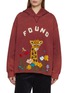 Main View - Click To Enlarge - FOUND - Embroidered Wildlife Cotton Hoodie