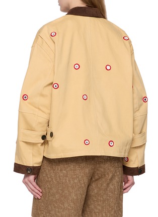 Back View - Click To Enlarge - FOUND - Hand Embroidered Beaded Paisley Cotton Work Jacket