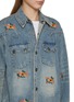  - FOUND - Bouquet Floral Embroidered Western Denim Shirt