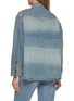 Back View - Click To Enlarge - FOUND - Bouquet Floral Embroidered Western Denim Shirt