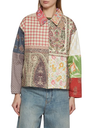 Main View - Click To Enlarge - FOUND - Tapestry Cotton Twill Jacket
