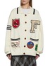 Main View - Click To Enlarge - FOUND - York University Cotton Knit Cardigan