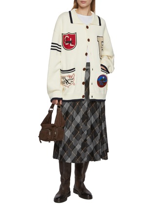 Figure View - Click To Enlarge - FOUND - York University Cotton Knit Cardigan