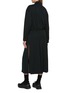 Back View - Click To Enlarge - LACOSTE - Pleated Maxi Dress