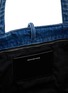 Detail View - Click To Enlarge - ALEXANDERWANG - Punch Coated Denim Tote Bag