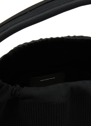 Detail View - Click To Enlarge - ALEXANDERWANG - Large Ryan Ribbed Knit Shoulder Bag