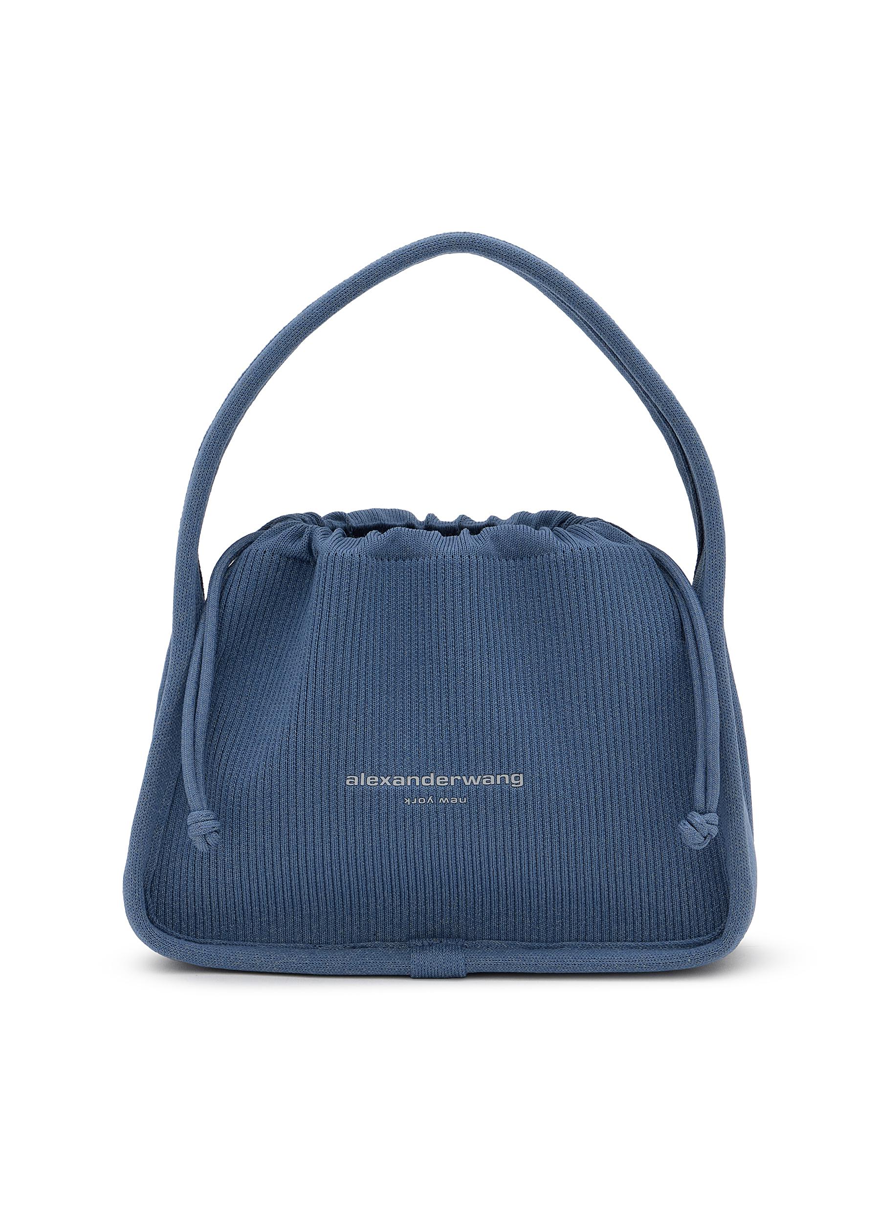 ALEXANDERWANG | Small Ryan Reflective Ribbed Knit Bag | Women