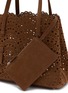 - ALAÏA - Mina 25 Vienne Perforated Nubuck Leather Tote Bag