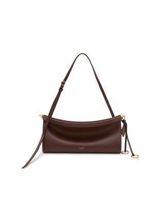 Main View - Click To Enlarge - ALAÏA - Medium Le Click East West Leather Shoulder Bag