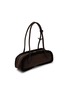 Detail View - Click To Enlarge - ALAÏA - Medium Le Teckel Shearling Suede Shoulder Bag