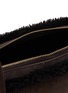 Detail View - Click To Enlarge - ALAÏA - Medium Le Teckel Shearling Suede Shoulder Bag