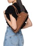 Figure View - Click To Enlarge - ALAÏA - Medium Le Teckel Suede Shoulder Bag