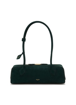 Main View - Click To Enlarge - ALAÏA - Medium Le Teckel Suede Shoulder Bag