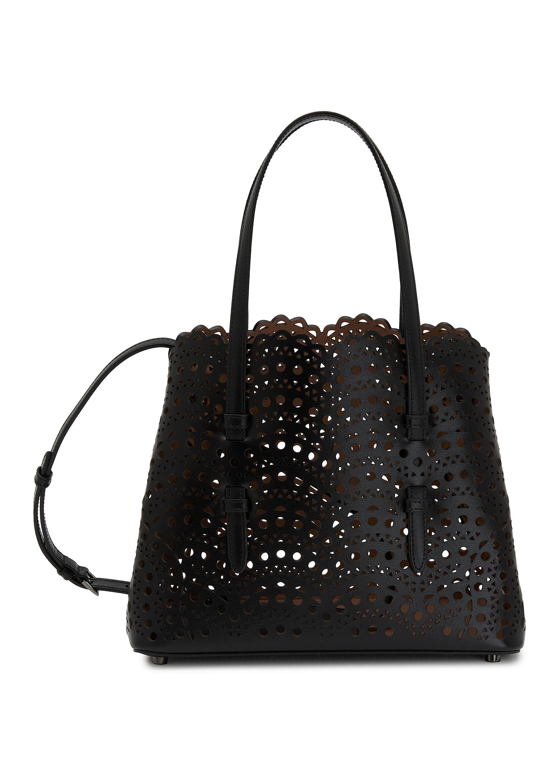 ALAÏA | Mina 25 Vienna Perforated Leather Tote Bag | Women | Lane