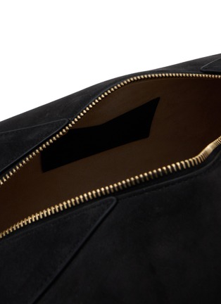 Detail View - Click To Enlarge - ALAÏA - Medium Le Bulldog Nubuck Leather Bag