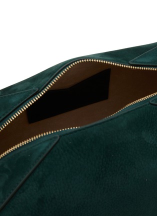 Detail View - Click To Enlarge - ALAÏA - Medium Le Bulldog Suede Shoulder Bag