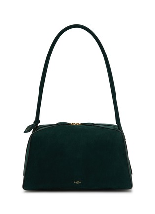 Main View - Click To Enlarge - ALAÏA - Medium Le Bulldog Suede Shoulder Bag