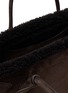 Detail View - Click To Enlarge - ALAÏA - Le Teckel Merino Shearling Suede Tote Bag