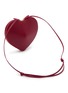 Detail View - Click To Enlarge - ALAÏA - Medium Le Coeur Suede Shoulder Bag