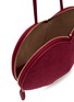 Detail View - Click To Enlarge - ALAÏA - Medium Le Coeur Suede Shoulder Bag