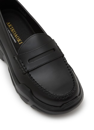 Detail View - Click To Enlarge - AKIKOAOKI - Hybrid Gravity Platform Leather Women's Penny Loafer Sneakers